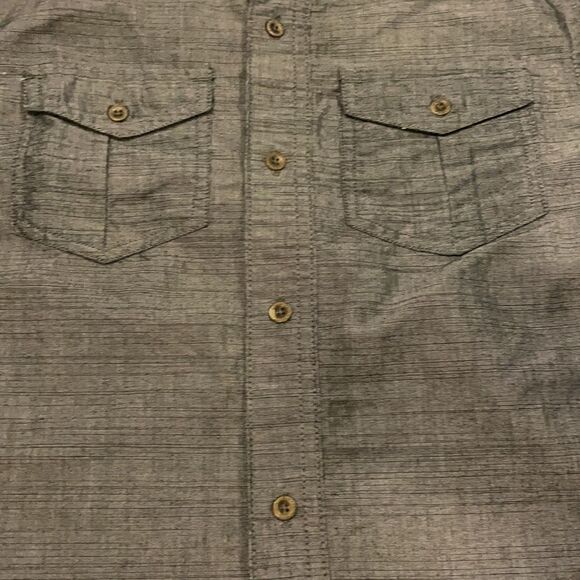 Paper Denim & Cloth Boys Dark Grey Button Down - Picture 2 of 6